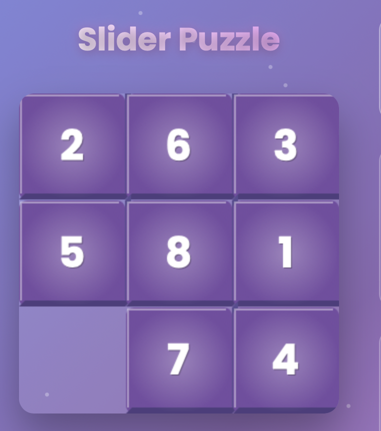 Sliding Number Puzzle